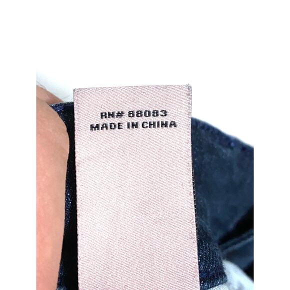 Juicy Couture Jeans Stretch Studded Rhinestones Distressed Ripped Womens 6 - Picture 9 of 9